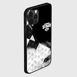 Чехол для iPhone 12 Pro Max Brawl stars pattern black, цвет: 3D-черный — фото 2