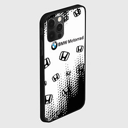 Чехол для iPhone 12 Pro Max BMW x honda pattern, цвет: 3D-черный — фото 2