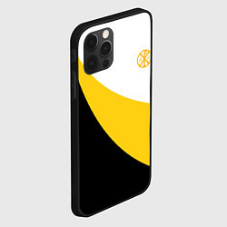 Чехол для iPhone 12 Pro Max Сокрушу пред ним врагов его малая желтая хризма Ни, цвет: 3D-черный — фото 2