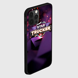 Чехол для iPhone 12 Pro Max Star Trucker logo space, цвет: 3D-черный — фото 2