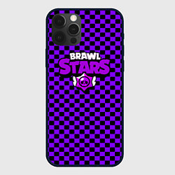 Чехол для iPhone 12 Pro Max Brawl stars клетка, цвет: 3D-черный