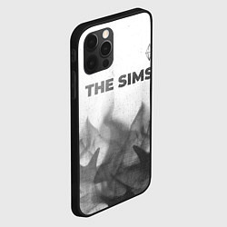 Чехол для iPhone 12 Pro Max The Sims - white gradient посередине, цвет: 3D-черный — фото 2