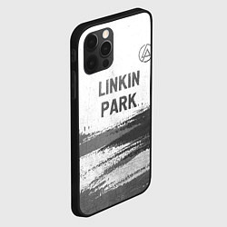 Чехол для iPhone 12 Pro Max Linkin Park - white gradient посередине, цвет: 3D-черный — фото 2