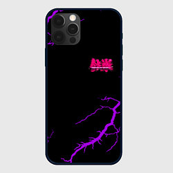 Чехол для iPhone 12 Pro Max Tekken storm neon, цвет: 3D-черный