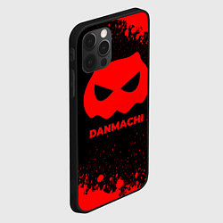 Чехол для iPhone 12 Pro Max DanMachi - red gradient, цвет: 3D-черный — фото 2