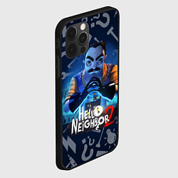 Чехол для iPhone 12 Pro Max Привет сосед из игры Hello Neighbor, цвет: 3D-черный — фото 2