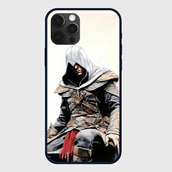 Чехол для iPhone 12 Pro Max Assassins creed game 2, цвет: 3D-черный