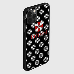 Чехол для iPhone 12 Pro Max Resident evil pattern umbrella, цвет: 3D-черный — фото 2