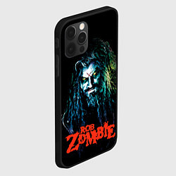 Чехол для iPhone 12 Pro Max Rob zombie portrait, цвет: 3D-черный — фото 2