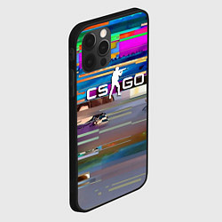 Чехол для iPhone 12 Pro Max CSGO текстура скин, цвет: 3D-черный — фото 2