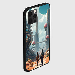 Чехол для iPhone 12 Pro Max Планета фантастика, цвет: 3D-черный — фото 2