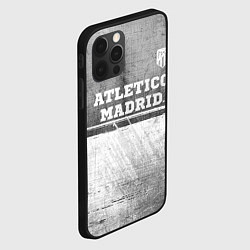 Чехол для iPhone 12 Pro Max Atletico Madrid - grey gradient посередине, цвет: 3D-черный — фото 2