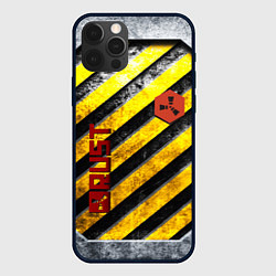 Чехол для iPhone 12 Pro Max RUST grunge, цвет: 3D-черный