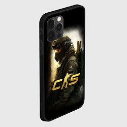 Чехол для iPhone 12 Pro Max Counter strike спецназовец, цвет: 3D-черный — фото 2