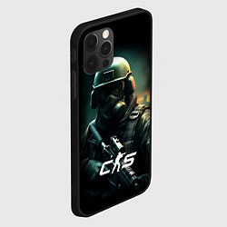 Чехол для iPhone 12 Pro Max CS counter terrorist, цвет: 3D-черный — фото 2