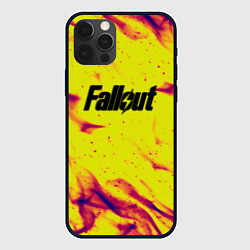 Чехол для iPhone 12 Pro Max Fallout fire steel, цвет: 3D-черный