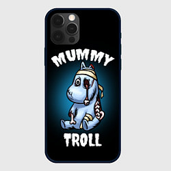 Чехол для iPhone 12 Pro Max Mummy troll, цвет: 3D-черный