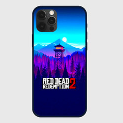 Чехол для iPhone 12 Pro Max Red Dead Redemption rockstar, цвет: 3D-черный