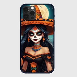 Чехол для iPhone 12 Pro Max Страшилки ведьмочка, цвет: 3D-черный