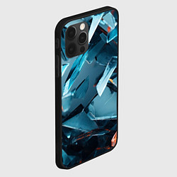 Чехол для iPhone 12 Pro Max Эффект битого стекла, цвет: 3D-черный — фото 2