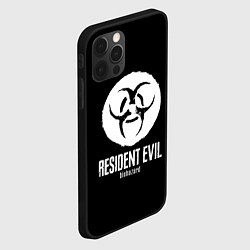 Чехол для iPhone 12 Pro Max Resident Evil umbrella corp logo, цвет: 3D-черный — фото 2