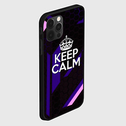 Чехол для iPhone 12 Pro Max Ceep Calm, цвет: 3D-черный — фото 2