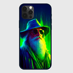 Чехол для iPhone 12 Pro Max Гэндальф в очках, цвет: 3D-черный