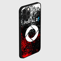 Чехол для iPhone 12 Pro Max Portal брызги красок, цвет: 3D-черный — фото 2