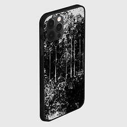 Чехол для iPhone 12 Pro Max Deathstranding брызги красок, цвет: 3D-черный — фото 2