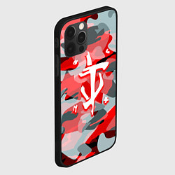 Чехол для iPhone 12 Pro Max Doom камуфляж палача, цвет: 3D-черный — фото 2