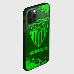 Чехол для iPhone 12 Pro Max Sevilla - green gradient, цвет: 3D-черный — фото 2