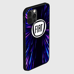 Чехол для iPhone 12 Pro Max Fiat neon energy, цвет: 3D-черный — фото 2