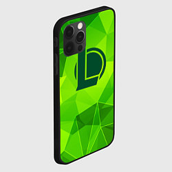 Чехол для iPhone 12 Pro Max League of Legends green poly, цвет: 3D-черный — фото 2