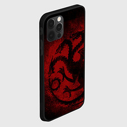 Чехол для iPhone 12 Pro Max Targaryen house Game of Thrones, цвет: 3D-черный — фото 2