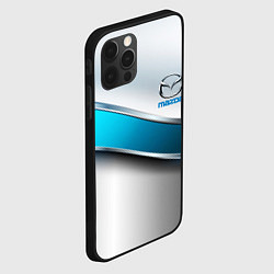 Чехол для iPhone 12 Pro Max Mazda geometry auto, цвет: 3D-черный — фото 2