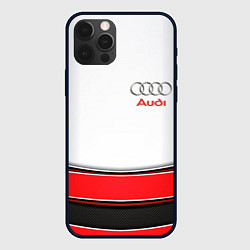 Чехол для iPhone 12 Pro Max AUDI auto car, цвет: 3D-черный