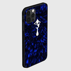 Чехол для iPhone 12 Pro Max Hellsing blue energy, цвет: 3D-черный — фото 2