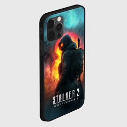 Чехол для iPhone 12 Pro Max Stalker 2 радиоактивный дым, цвет: 3D-черный — фото 2