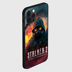 Чехол для iPhone 12 Pro Max Stalker 2 горящий завод, цвет: 3D-черный — фото 2