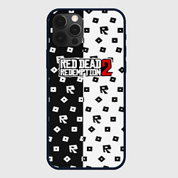 Чехол для iPhone 12 Pro Max Red Dead Redemption 2 pattern, цвет: 3D-черный