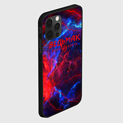 Чехол для iPhone 12 Pro Max Ведьмак космический шторм, цвет: 3D-черный — фото 2