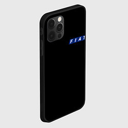 Чехол для iPhone 12 Pro Max FIAT logo auto, цвет: 3D-черный — фото 2