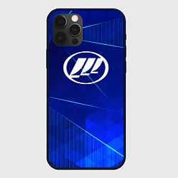 Чехол для iPhone 12 Pro Max Lifan blue poly, цвет: 3D-черный