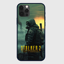 Чехол для iPhone 12 Pro Max Stalker город в тумане, цвет: 3D-черный