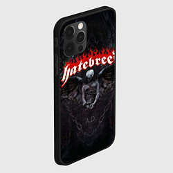 Чехол для iPhone 12 Pro Max Hatebreed hardcore, цвет: 3D-черный — фото 2