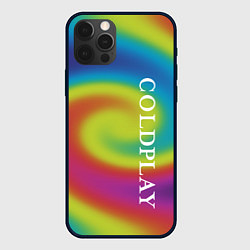 Чехол для iPhone 12 Pro Max Coldplay moon music album, цвет: 3D-черный