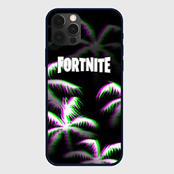 Чехол для iPhone 12 Pro Max Fortnite glitch tropix, цвет: 3D-черный