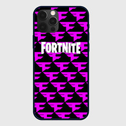 Чехол для iPhone 12 Pro Max Fortnite faze clan, цвет: 3D-черный