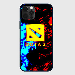 Чехол для iPhone 12 Pro Max Dota 2 огненный стиль, цвет: 3D-черный