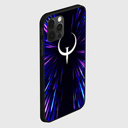 Чехол для iPhone 12 Pro Max Quake neon energy, цвет: 3D-черный — фото 2